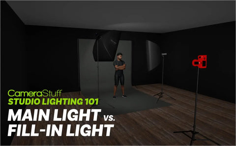 Let’s Learn Light! Studio Lighting 101: Main Light Vs Fill