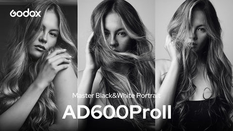 Black and White Editorial Portraits: 4 Lighting Setups with the Godox AD600ProII
