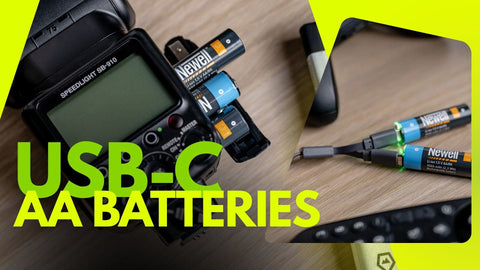 Newell AA USB-C Rechargeable Batteries: Recharge With Just a Cable