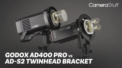 Two Godox AD200s with AD-B2 Bracket vs. Godox AD400 Pro