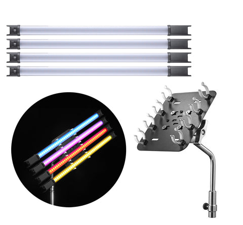 Godox Bundle | Tl60 Rgb Led Tubes x 4 + Tl-b4 Bracket • Camerastuff • South Africa