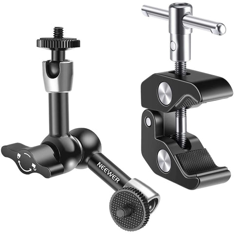 Neewer St15c Super Clamp with 1/4 and 3/8 Thread 5.9 Adjustable Magic Arm Kit • Camerastuff • South Africa