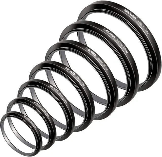 Step Up Rings Diffusion Filter Step-up & Step-down Rings for Lens Filters – CameraStuff