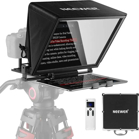 Teleprompters designed for smooth and professional on-camera presentations, available at CameraStuff in Gauteng.
