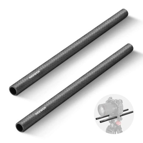 Neewer 2-pack 30cm 15mm Extension Rods Carbon Fiber • Camerastuff • South Africa