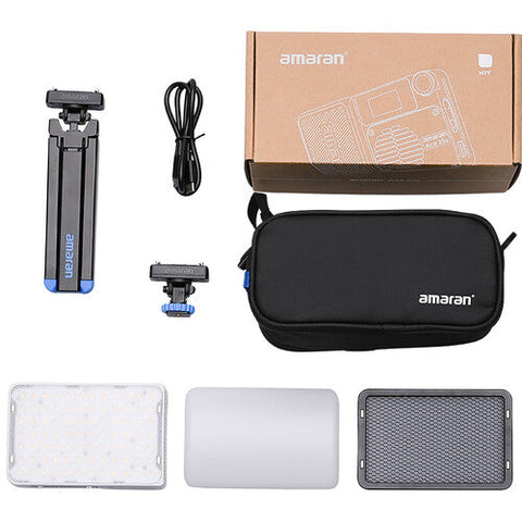 Aputure Amaran Ace 25x Bi-Colour LED Light Panel All-in-One Creator Kit (White)