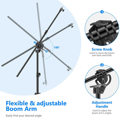Neewer  ST-CB 297cm Photography Boom Arm Light Stand