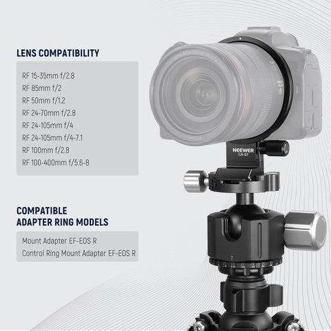 Neewer Ca057 Rotatable Camera Lens Collar for Canon R5 R5c R6 Mark Ii • Camerastuff • South Africa
