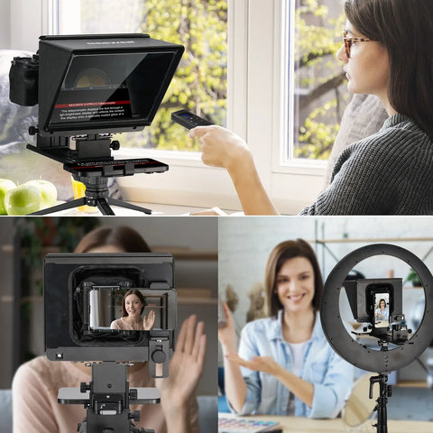 Neewer X1 Pro Ii Teleprompter 9’’/23cm with Arca-type Quick Release and Remote Control • Camerastuff • South Africa