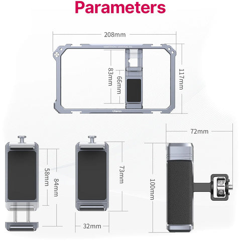 Ulanzi Universal Smartphone Video Rig Cage for Vlogging 3127