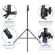 Neewer 7.2ft/220cm Air Cushioned Light Stand