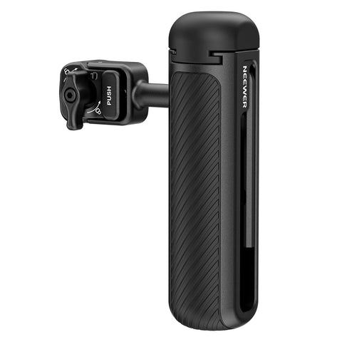Neewer PA045B Quick Release Side Handle For Phone Cage With Plastic Top(Black Knob)