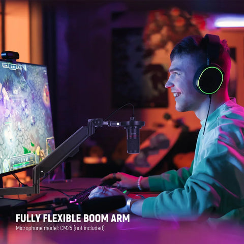 Neewer Ms002 Pneumatic Spring Low Profile Mic Arm Desk Mount • Camerastuff • South Africa