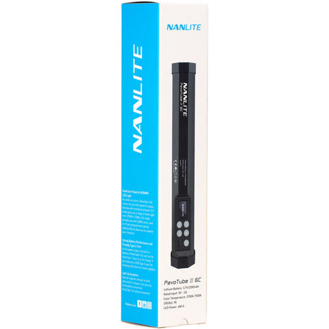 Nanlite PavoTube II 6C RGB-WW LED Tube Light (25cm)