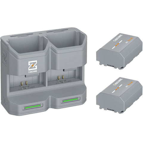ZGCINE PC2-FZ100 Kit2 Charging Case with 2 Sony NP-FZ100 Batteries (Grey)