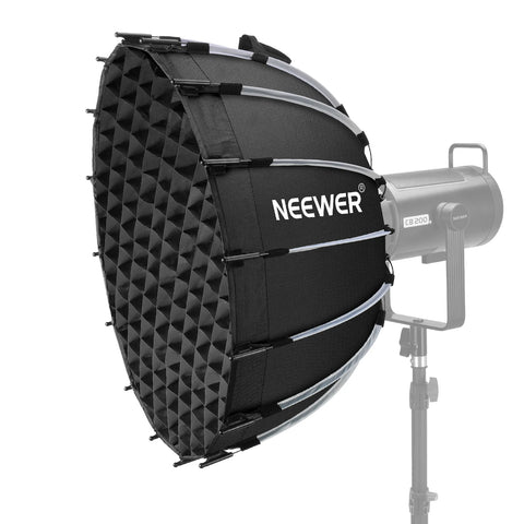 Neewer NS71P 60cm Quick Release Parabolic Softbox with Grid Bowens Mount