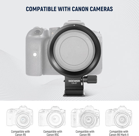 Neewer Ca057 Rotatable Camera Lens Collar for Canon R5 R5c R6 Mark Ii • Camerastuff • South Africa