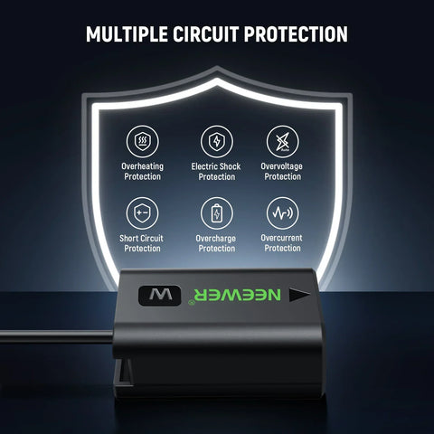 Neewer Vp-fw50 D-tap to Np-fw50 Dummy Battery & Cable • Camerastuff • South Africa