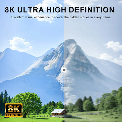 Alvins Cables 8K 2.1 Micro HDMI to Full HDMI Braided Coiled — Red