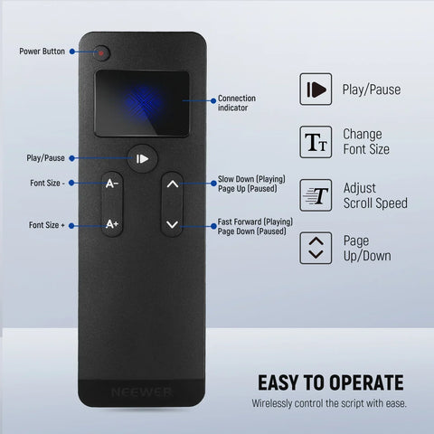 Neewer Rt113 Remote Control for Neewer Teleprompter App • Camerastuff • South Africa