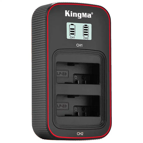 Kingma Canon LP-E8 LCD Dual USB Camera Battery Charger