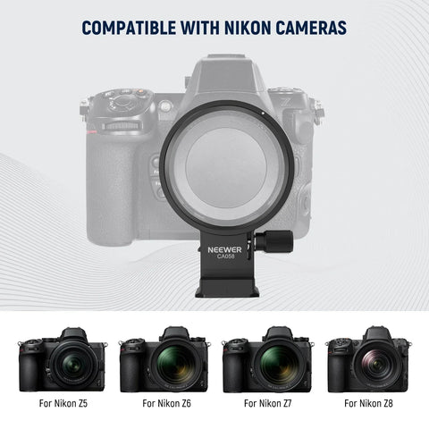 Neewer Ca058 Rotatable Camera Lens Collar for Nikon Z8 Z7 Ii Z6 Z5 • Camerastuff • South Africa