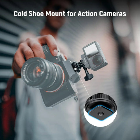Neewer GP-63 Cold Shoe Mount Adapter For Action Camera