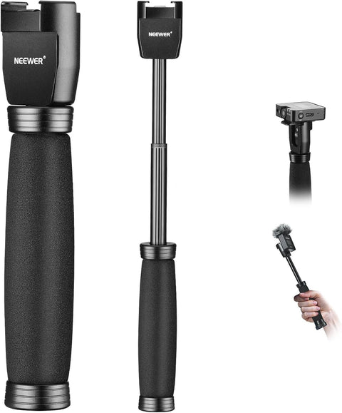 Neewer Ms004 30cm Stretchable Interview Wireless Microphone Handle • Camerastuff • South Africa