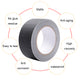 Camerastuff Gaffer Tape Pro 5cm x 2740cm Red | CameraStuff | South Africa Gauteng Online Shop