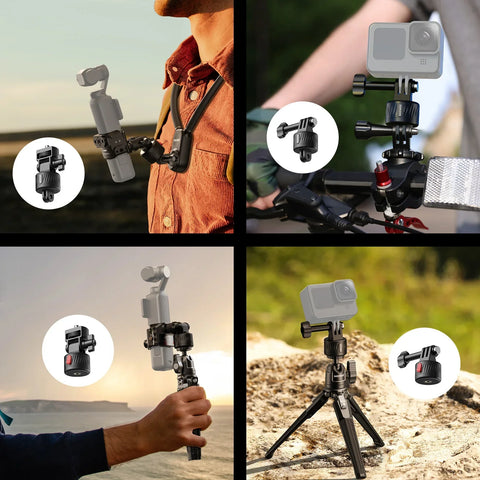 Neewer GP24 Quick-Release 4-in-1 Action Camera GoPro Mount Kit