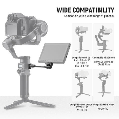 Neewer GA005 Adjustable Field Monitor Mount for Gimbal Stabilizer