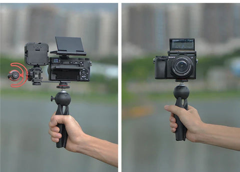 Kingma Portable VL009 Selfie or Vlogging Mirror with Cold Shoe Mount