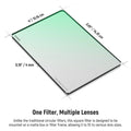 Neewer 1/8 Black Diffusion Mist Dreamy Effect 4’’ x 5.65’’ Square Filter for Matte Box • Camerastuff • South Africa