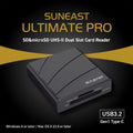 Suneast Sd & Microsd Usb3.2 Uhs-ii Dual Slot Memory Card Reader 312mb/s • Camerastuff • South Africa