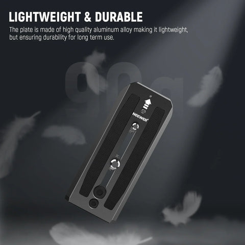 Neewer 501PL Tripod Fluid Head Quick Release Plate