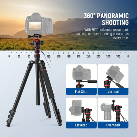 Neewer TP08 77inch Camera 2-in-1 Tripod & Monopod