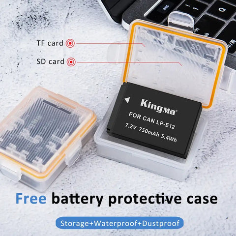 Kingma Canon LP-E12 Camera Battery 750mAh