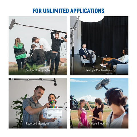 Neewer Ms-300c Microphone Boom Pole • Camerastuff • South Africa