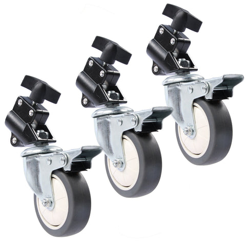 Camerastuff Caster Wheel Set for Light Stand (Three-Pack)