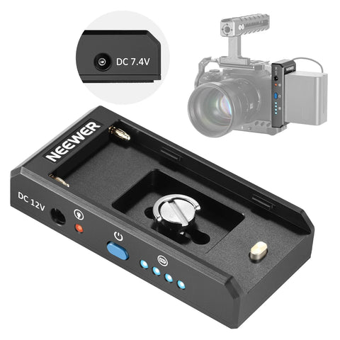 Neewer Ps004e Sony Np-f Battery Adapter Plate • Camerastuff • South Africa