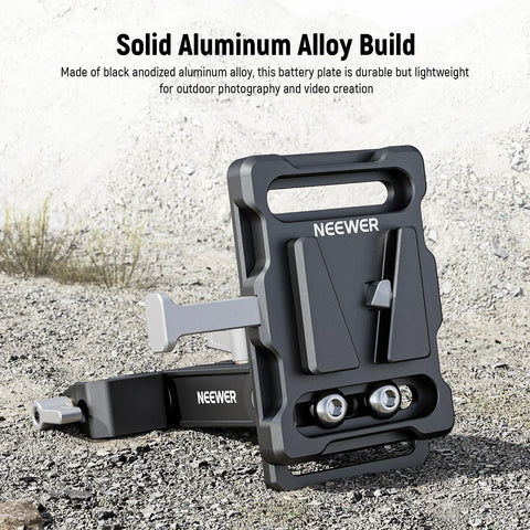 Neewer Ps007 v Mount Lock Battery Mounting Plate for 15mm Rods • Camerastuff • South Africa