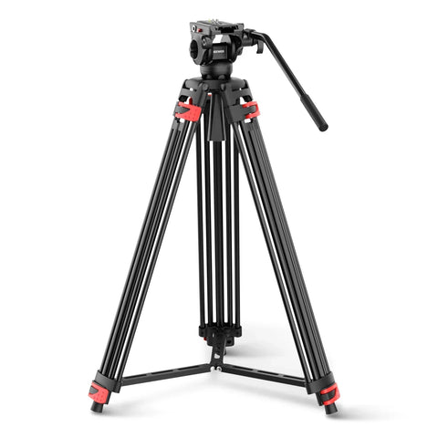 Neewer BASICS TP37 74"/187cm Aluminium Video Tripod with Fluid Head