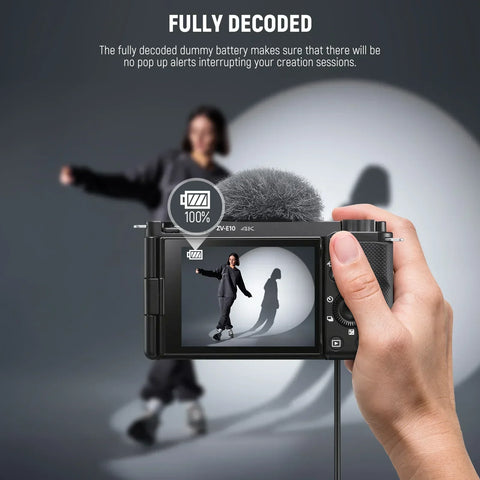 Neewer Vp-fw50 D-tap to Np-fw50 Dummy Battery & Cable • Camerastuff • South Africa