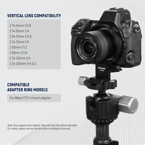 Neewer Ca058 Rotatable Camera Lens Collar for Nikon Z8 Z7 Ii Z6 Z5 • Camerastuff • South Africa