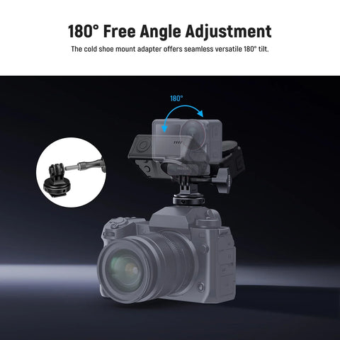 Neewer GP-63 Cold Shoe Mount Adapter For Action Camera