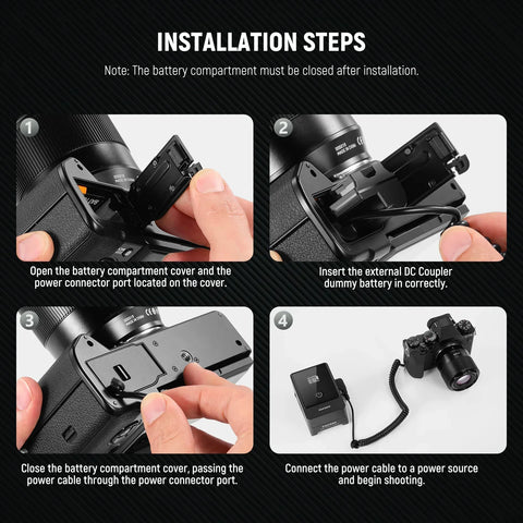 Neewer Vp-npw235 Np-w235 to d Tap Dummy Battery & Cable • Camerastuff • South Africa