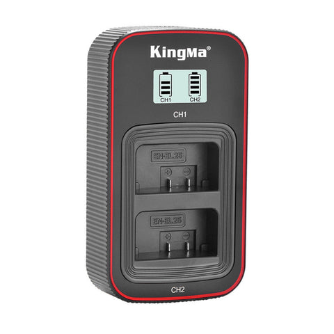 Kingma Nikon En-el25 Lcd Dual Usb Charger • Camerastuff • South Africa