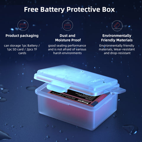 KingMa EN-EL15C Camera Battery for Nikon 2600mAh with Case