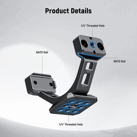 Neewer GA030P Shoulder Gimbal Rig Adapter for DJI RS3 Pro RS4 Pro