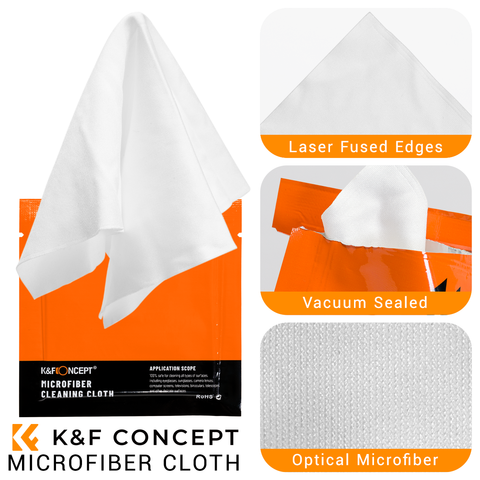 K&F 4-in-1 Lens & Filter Cleaning Kit with Blower Pen Fluid & Cloths